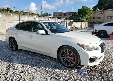 2017 Infiniti Q50 Premium from USA, damaged, VIN JN1EV7APXHM738407